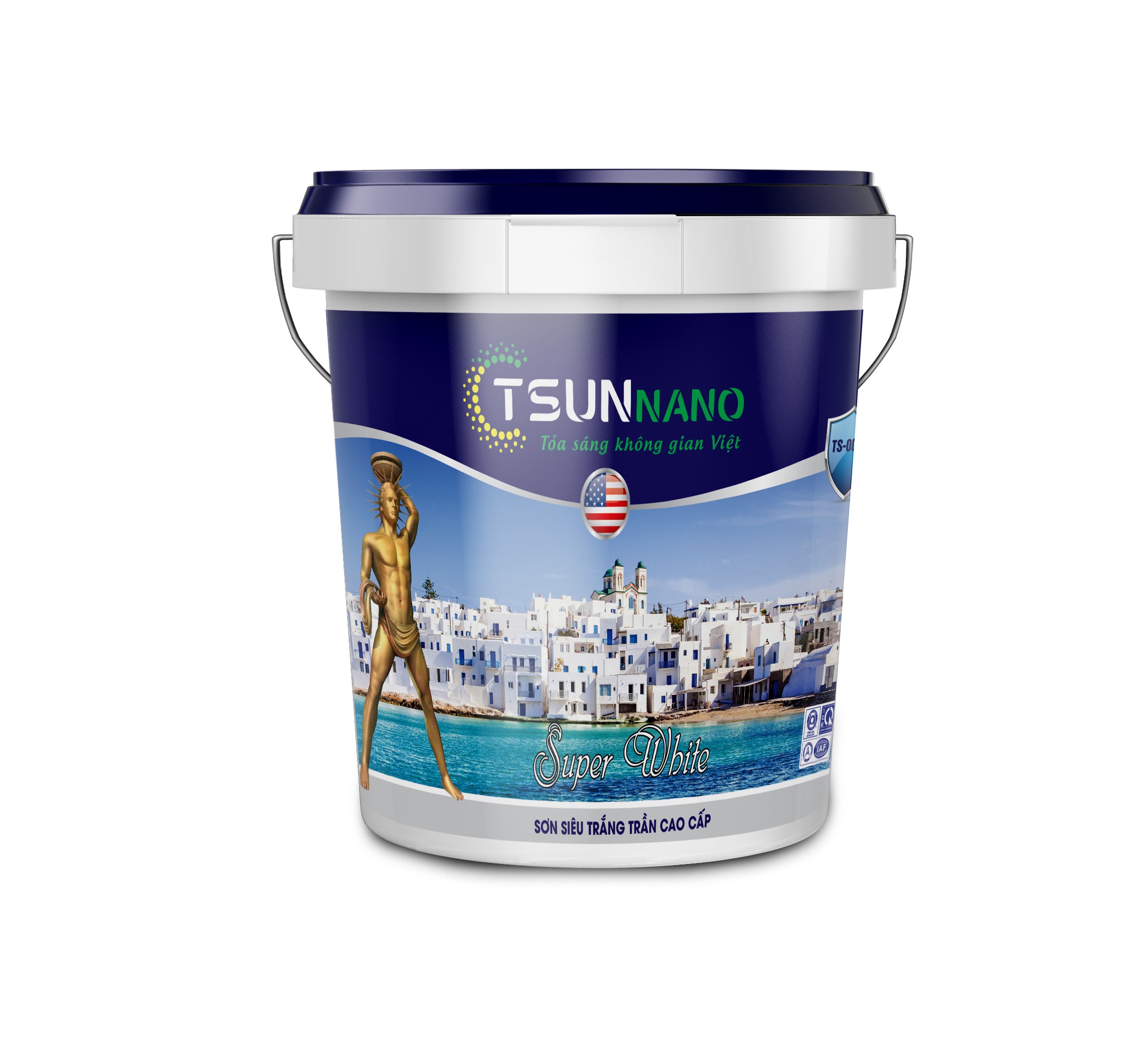 Sơn siêu trắng trần cao cấp
